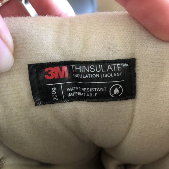 Field & Stream Pac Boots Womens 10 Water Resistant Suede Faux Fur Ivory Outdoor - Picture 11 of 12